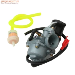 19mm Scooter Carburetor For PGO Big Max Comet Galaxy 50 G-Max Hot PMX T-Rex Tornado 50cc AC 2 Stroke Moped Carb