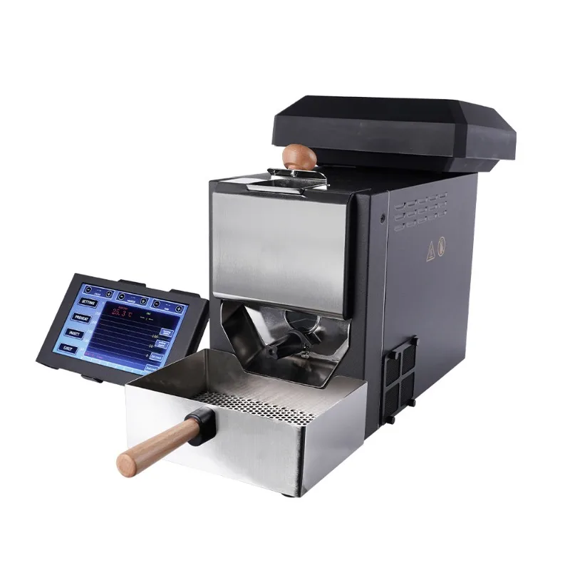 

200g Professional Home Coffee Bean Roaster with Automatic Roasting Curve Dual System and Bluetooth Indoor Use