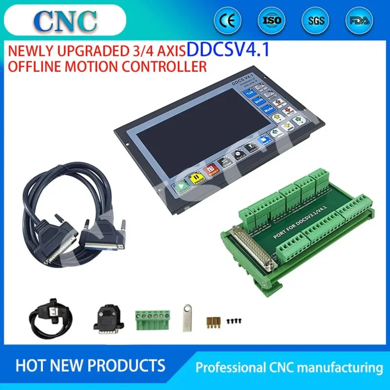 2022 new CNC motion controller kit 3- 4-axis engraving machine control system anti-roll 3D Touch centering precision probe