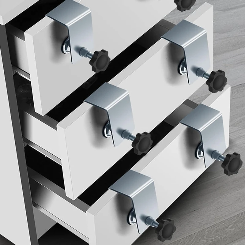 Cabinet Clamps,Installation Clamp Zinc Drawer Fixing Clip,Adjustable Cabinet Hardware Jig For Carpenter Cabinets Frame