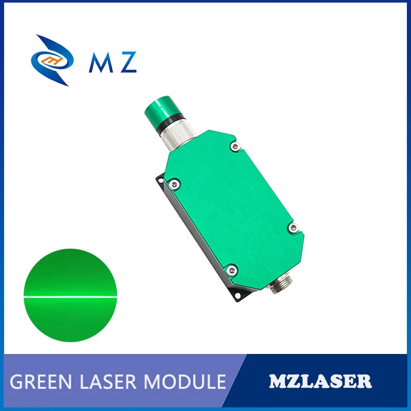 Imagem -03 - Módulo Industrial do Diodo Laser da Longa Vida Brilho Alto Foco Ajustável Linha Verde Longa Vida Ttl Pwm 520nm 1400mw Lente do Poder 1.4w