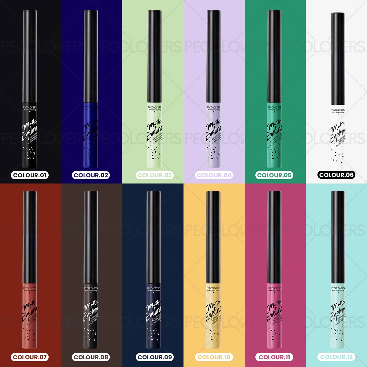 Matte Colored Eyeliner Liquid, Durable, Easy To Color, Fast Dry, Smooth,  Suitable for Saint Patrick's Day