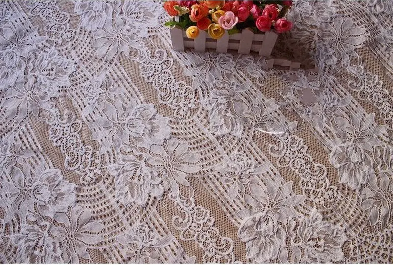 3M/Lot  thick high quality brand eyelash lace fabric fabric DIY  clothing light dress accessories