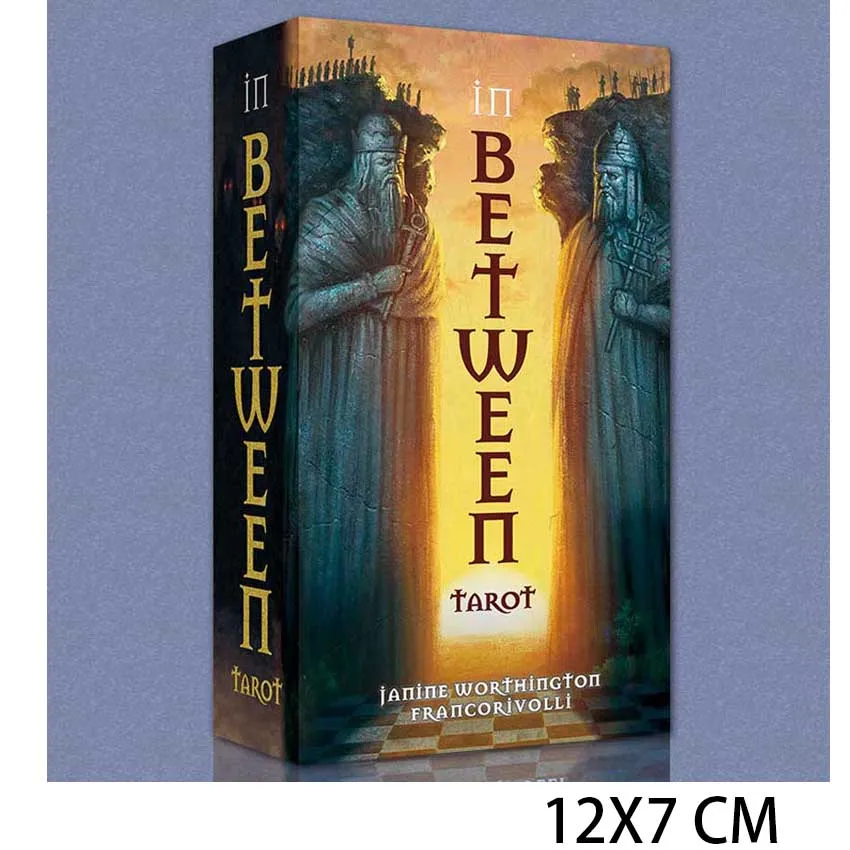 12x7 cm Tarot Destesi Kart Oyunları Arasında, Ciltli kutu, Kağıt Kılavuzu