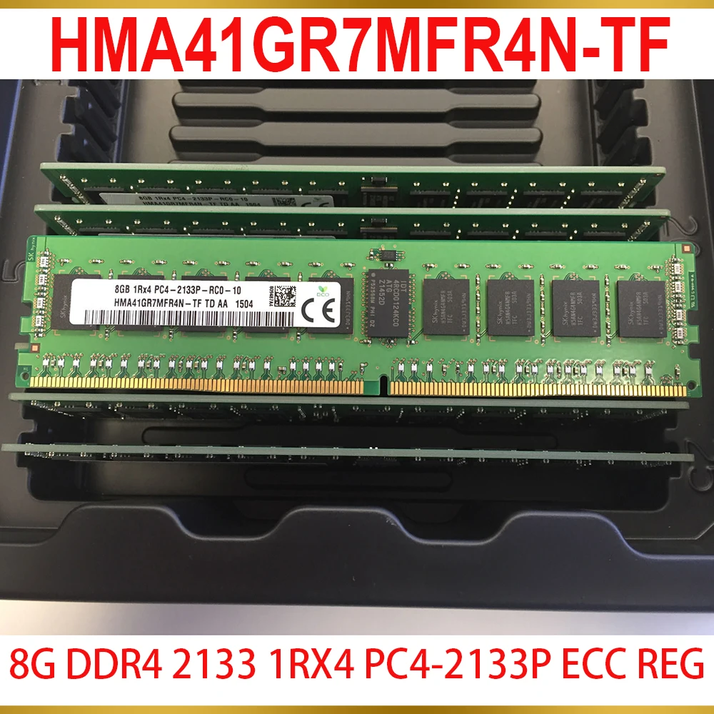 

1PCS For SK Hynix RAM 8GB 8G DDR4 2133 1RX4 PC4-2133P-RC0-10 ECC REG Memory HMA41GR7MFR4N-TF