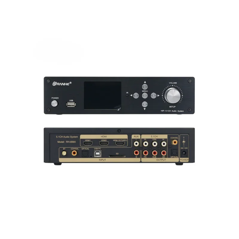 RH-899X Silvery/Black DSD Audio Player Lossless DTS/AC3 Decoding   HDMI Optical Fiber and Coaxial 5.1 Channel