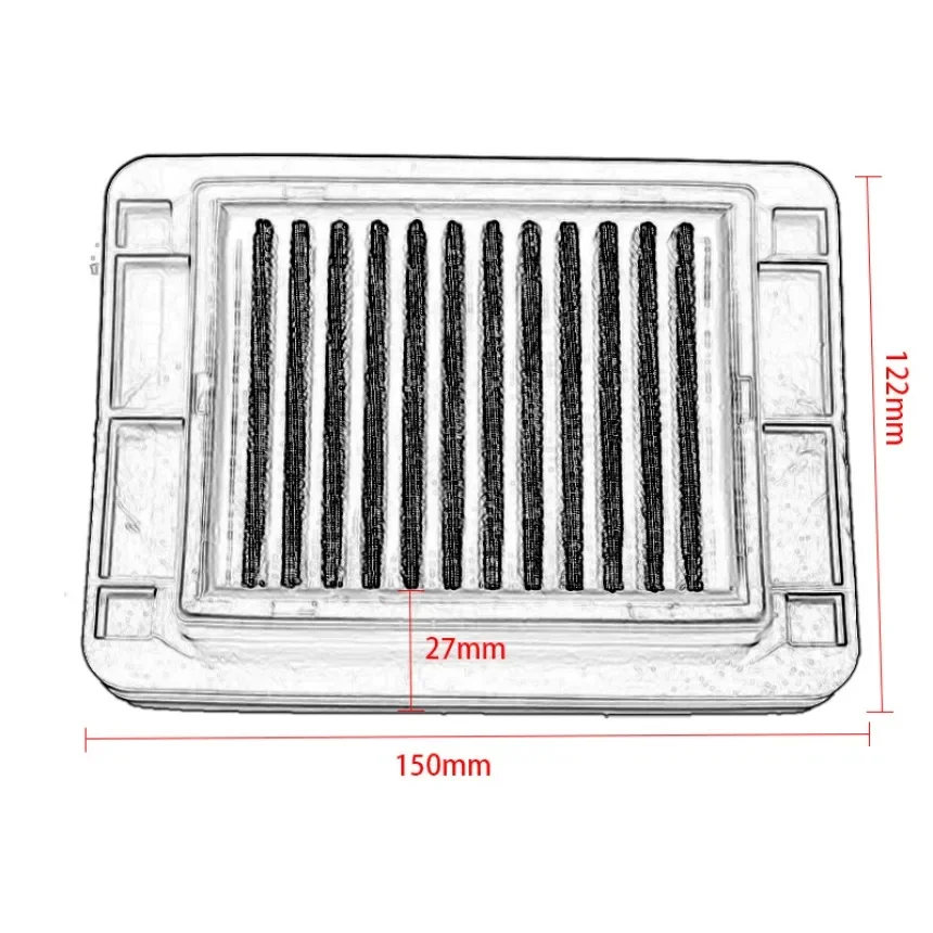 Motorcycle Air Filter Fit for YAMAHA YZF-R3-R25 MT-03 FZ-03 T-MAX500/530 XP500/530 Environmental Maintenance Replacement Parts