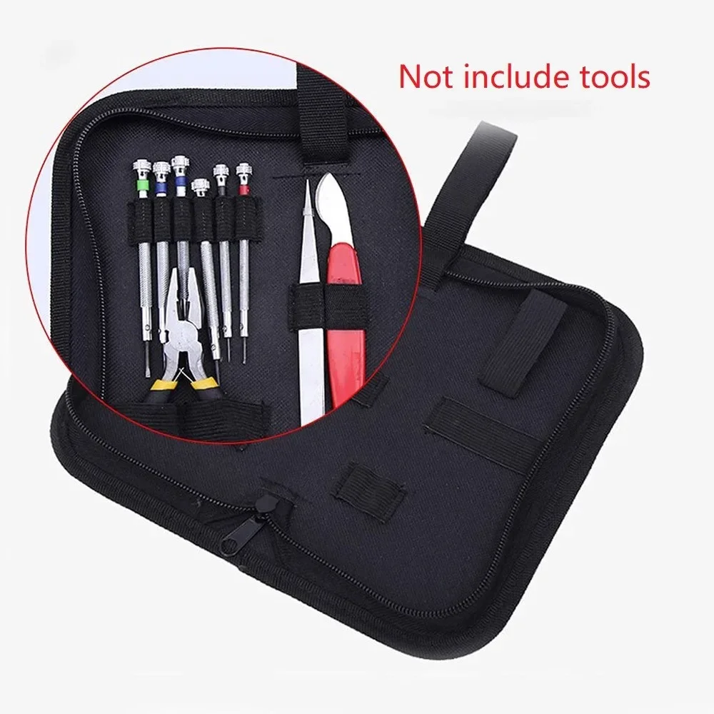 1pcs Oxford Cloth Toolkit Bag Hardware Repair Kit Handbag Utility Storage Tool Bag Multi-function Canvas Repair Kit Bag