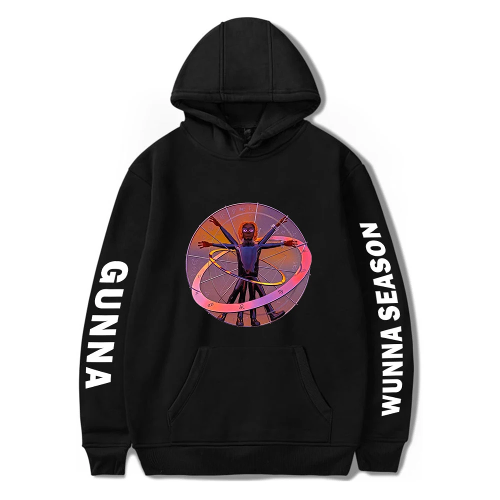 

2026 Hip Hop Style American Pop Rapper Gunna Hoodies Women Men Hoodie Long Sleeve Hooded Sweatshirts Casual Unisex Wunna Clothes
