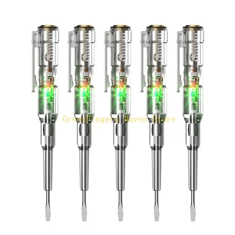 F68D Repair Work Test Pen with LED Light and Screwdriver Tip for Outlet Review Wiring Review and Plastic Housing Repair Use