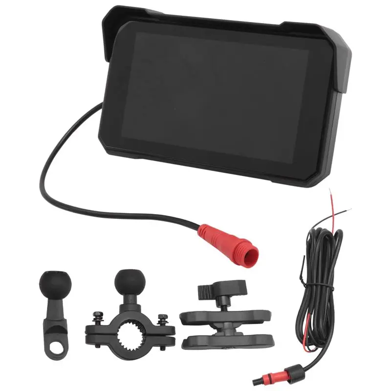 

AA92-5-дюймовый портативный GPS-навигатор для мотоцикла, беспроводной Carplay, Android Auto, IP68, водонепроницаемый дисплей, Bluetooth