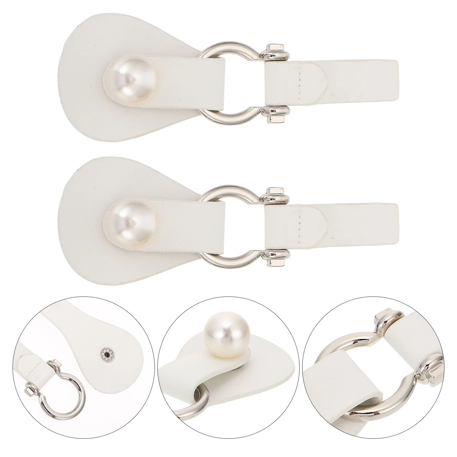 

2pcs Windproof Coat Toggle Buckles Artificial Fastener For Trench Dress Shawl Durable Clothing Accessory Pu Buckle