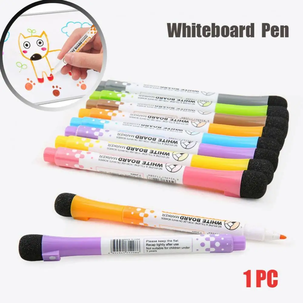 Magnetic Whiteboard Pen Writing Drawing Erasable Board Marker Office Supplies