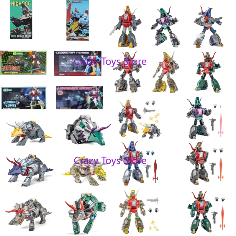 

In Stock New Transformation Toy Newage NA H63 H63B H63C H63EX H63T H63V Gorgo Dinosaur Force Slag Warhead Action Figure