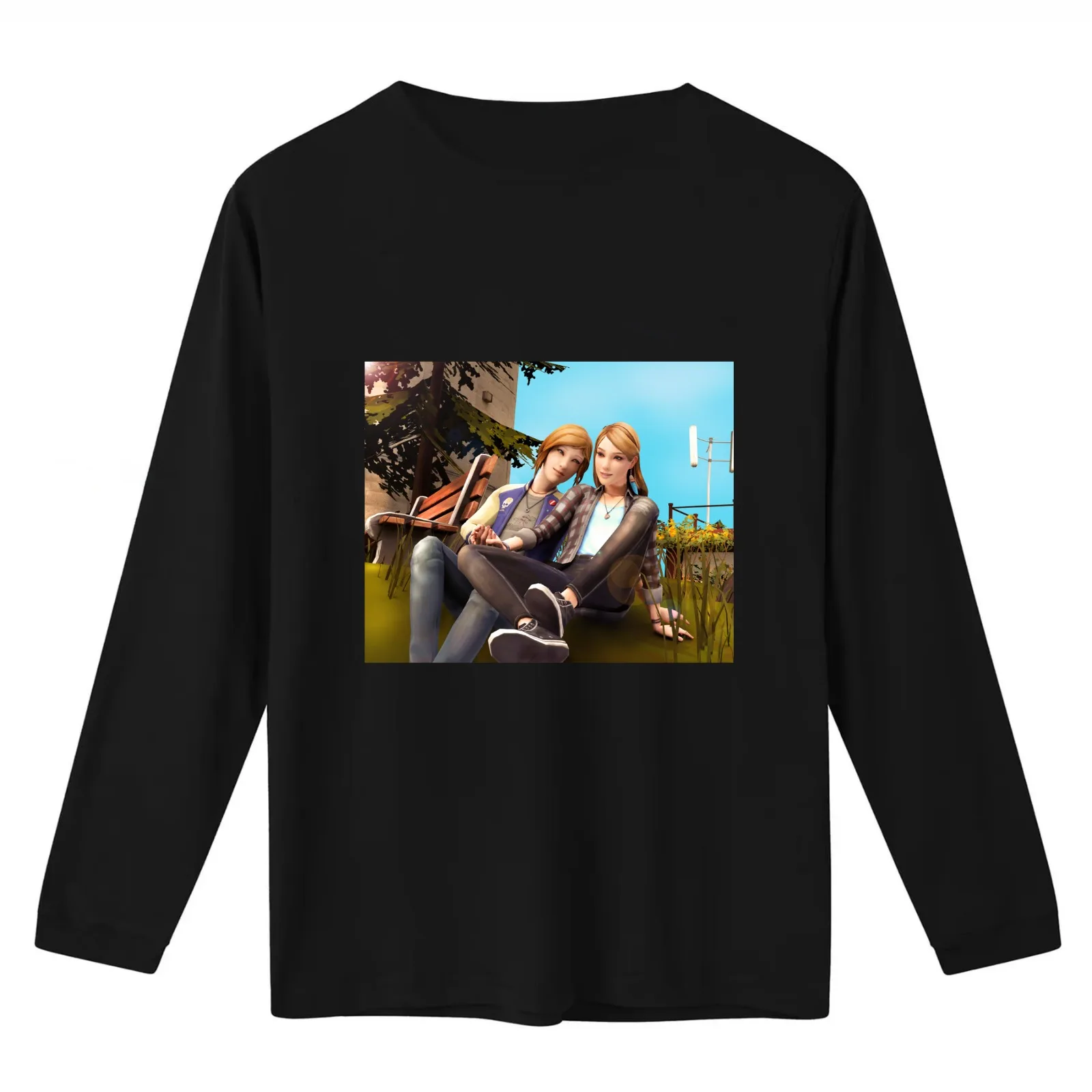 Amberprice Lighthouse T-Shirt Summer Casual Cotton Tee Oversized Streetwear Tops Vintage Graphic Print Unisex Men Women