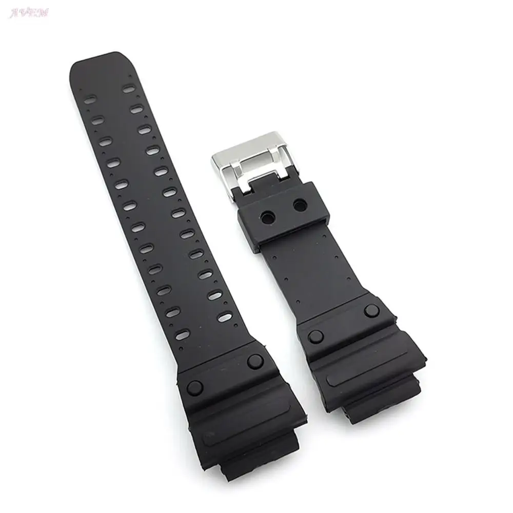 Correa de goma para reloj Casio G-SHOCK Gx-56slg-1dr para hombre, pulsera deportiva de plástico de silicona negra, resistente al agua, accesorios