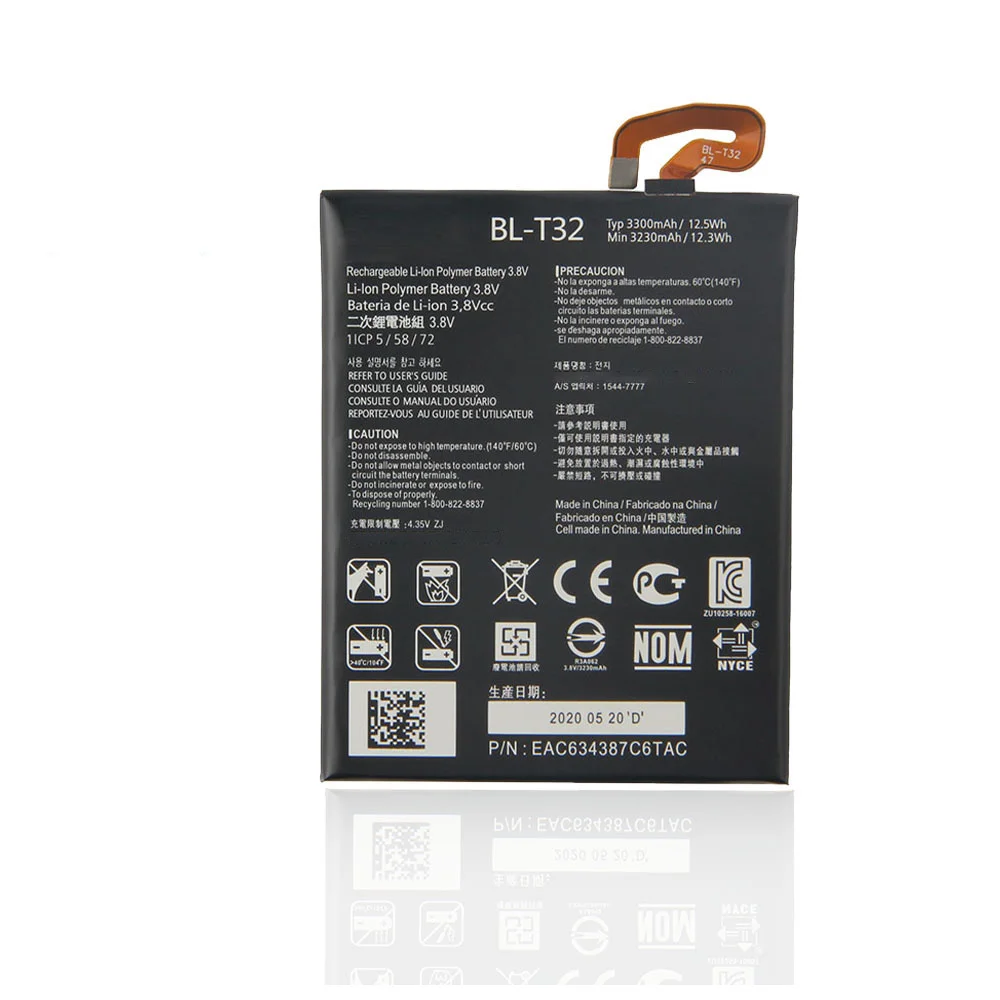 Original Replacement Battery 3300mAh BL-T32 For LG G6 G600L G600S H870 H871 H872 H873 LS993 US997 VS988 Batteria+Free Tools