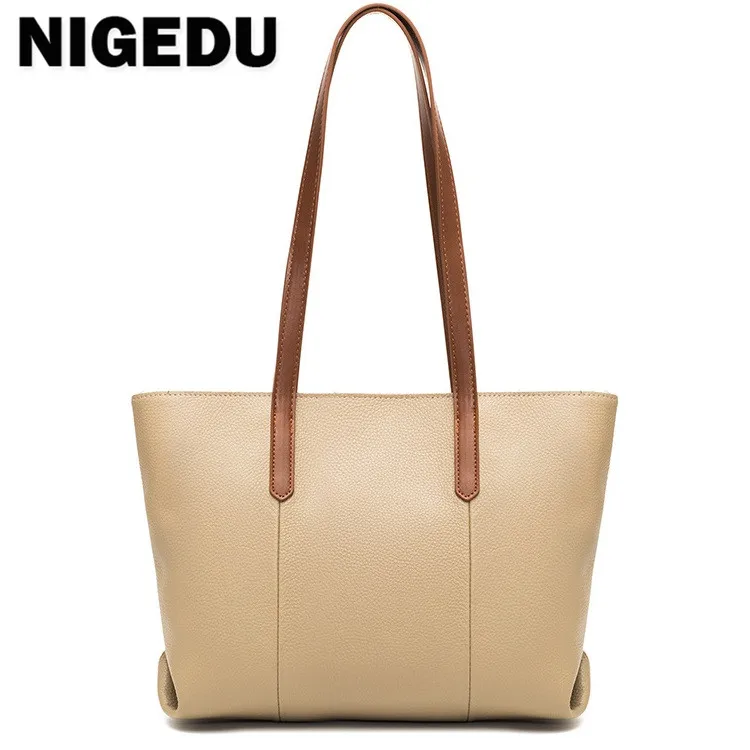 

Luxury Women Handbags Large Capacity Genuine Leather Shoulder Bag big Totes Designer Satchel Handbag Elegant Commute office bags