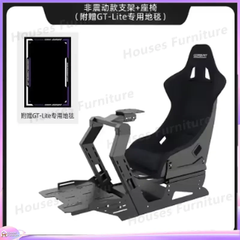 210 Racing Gaming Chair Adjustable Fiberglass Bucket Seat Simulator Cockpit Ergonomic Computer Desk Office Gamer Seat High - view 3