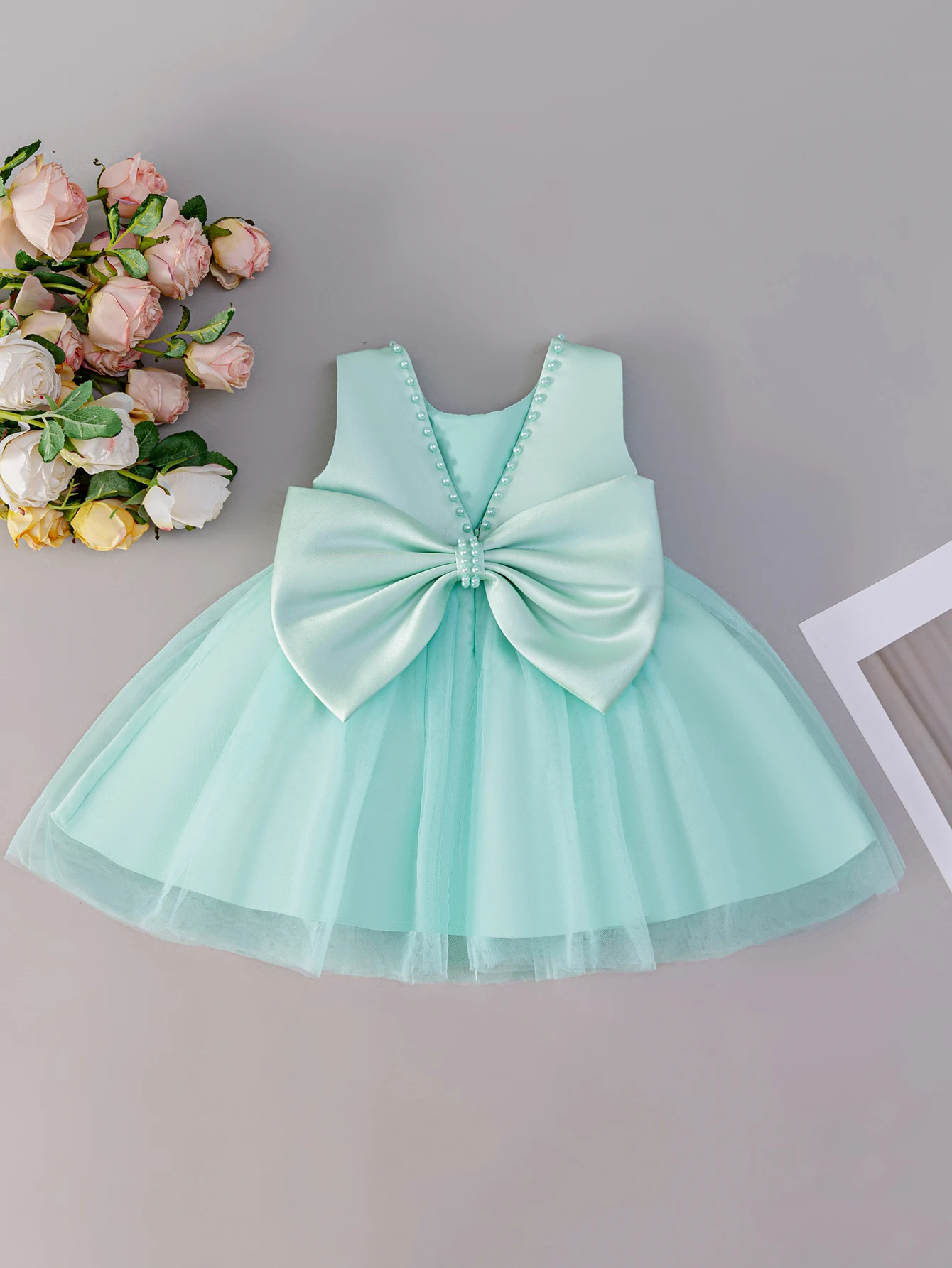 Formal Princess Dresses for Baby Girls Special Occasions Birthday Baptisms Party Flower Girl Wedding Baby Girl Ball Gowns image 2