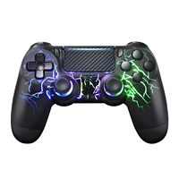 Wireless Controller BG-4 for PS4 with Touch Pad,Hall joystick,9 Lights&3.5MM Audio Jack,Wireless Controller for PS4/PS3/PS5