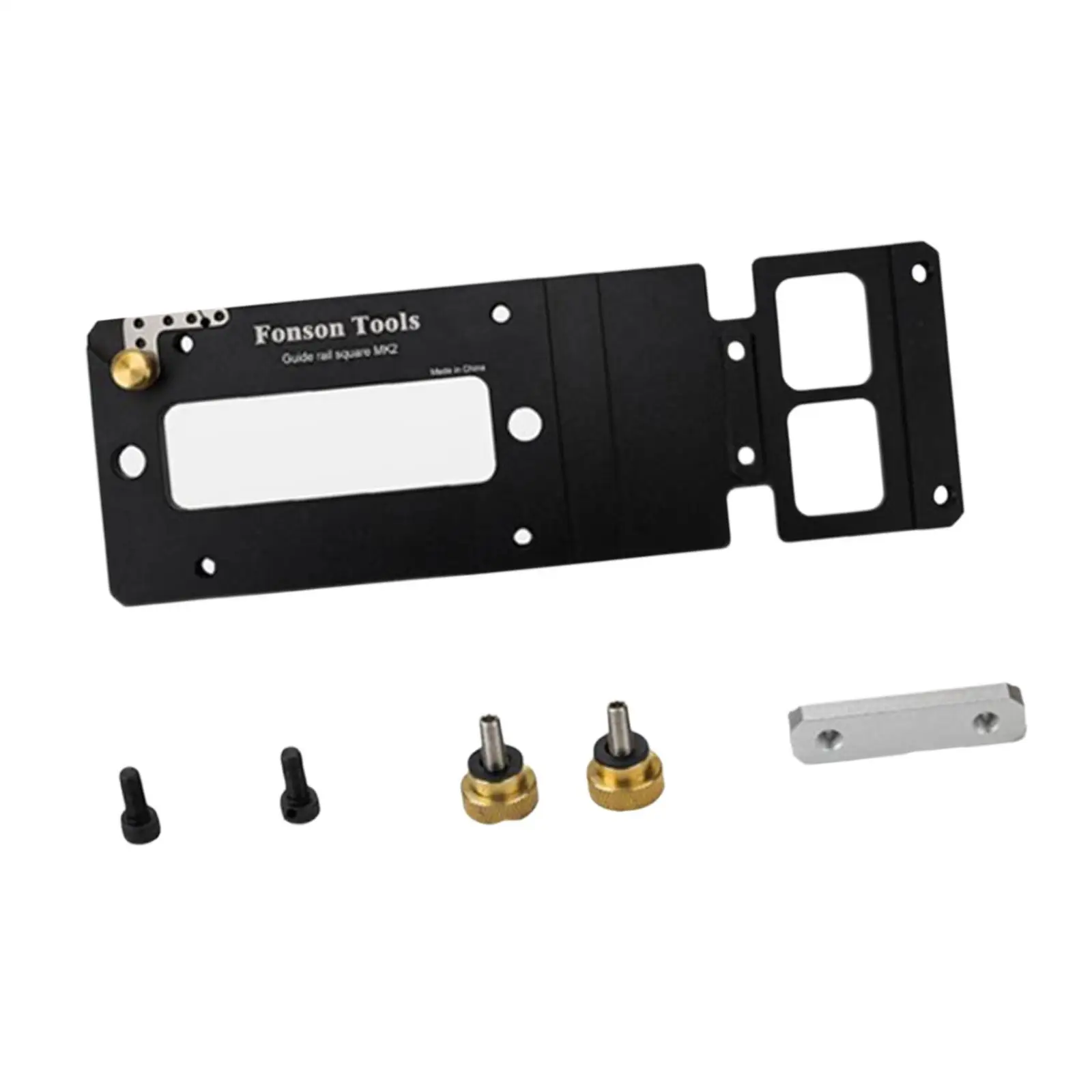 Guide Rail Square for Circular Saw 90 Degree Metal Accessory Easy Set Up for Woodworking Projects