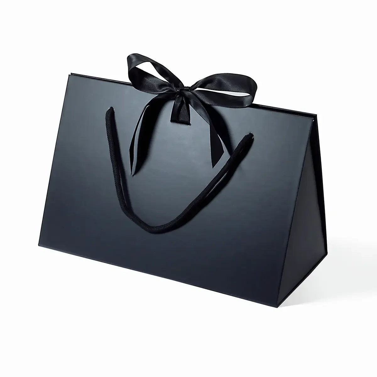 

Liyueyibox Large Black Triangle Shaped Luxury Rigid Gift Box| Custom Logo Wedding/Birthday /Baby gift/ Packaging Eco-Friendly