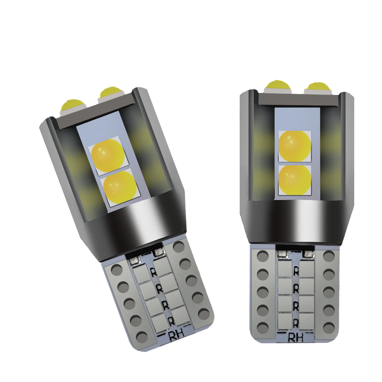 

100 шт. W5W T10 194 светодиодные лампы Canbus 6SMD автомобильная сигнальная лампа авто интерьер купольная лампа для чтения габаритная лампа номерного знака