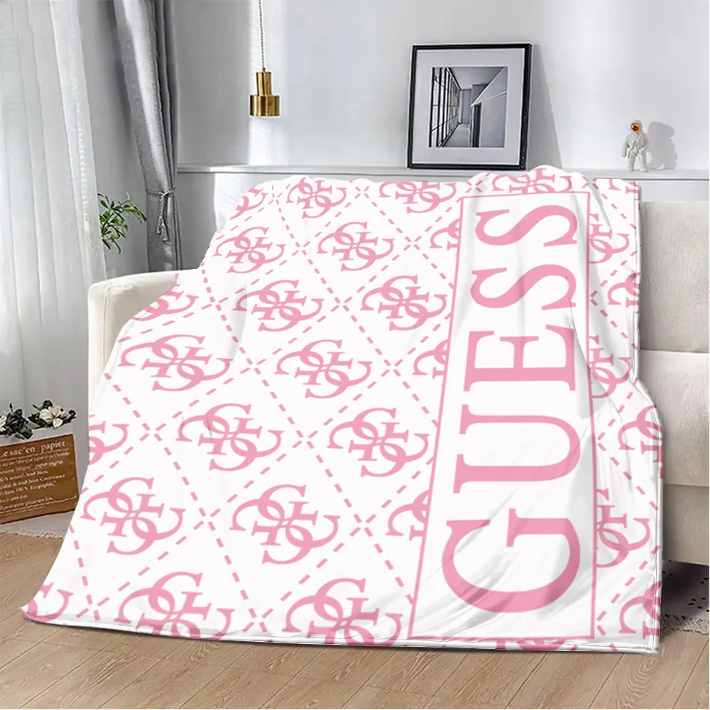 Hot Fashion Printed Blanket Picnic Blankets Warm Blanket Soft and Comfortable Blanket Home Travel G-Guesses Birthday New