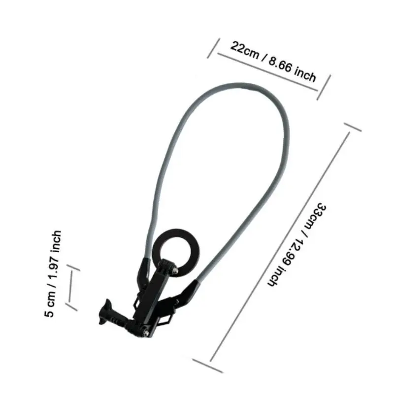 Magnetic Hanging‑Neck Phone Stand Wearable Phone Holder with Tripod Function for Selfie & Video Shooting