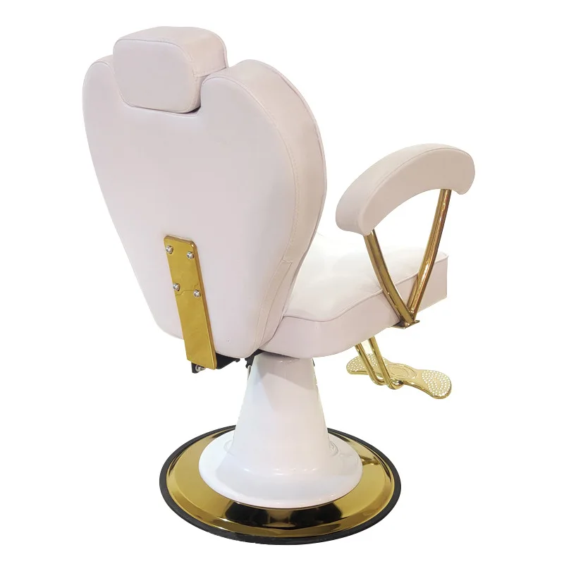 hop Internet celebrity chair, hair salon special stainless steel, lift down hair chair, simple hair cutting, perm and dye seat