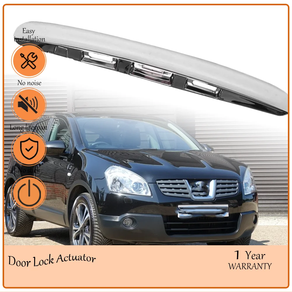 

Sturdy Chrome 3-Hole Low-Spec Tailgate Trim Panel Reliable Boot Door Handle Fit for 2008-2015 Nissan Qashqai oem 90812-JD00H