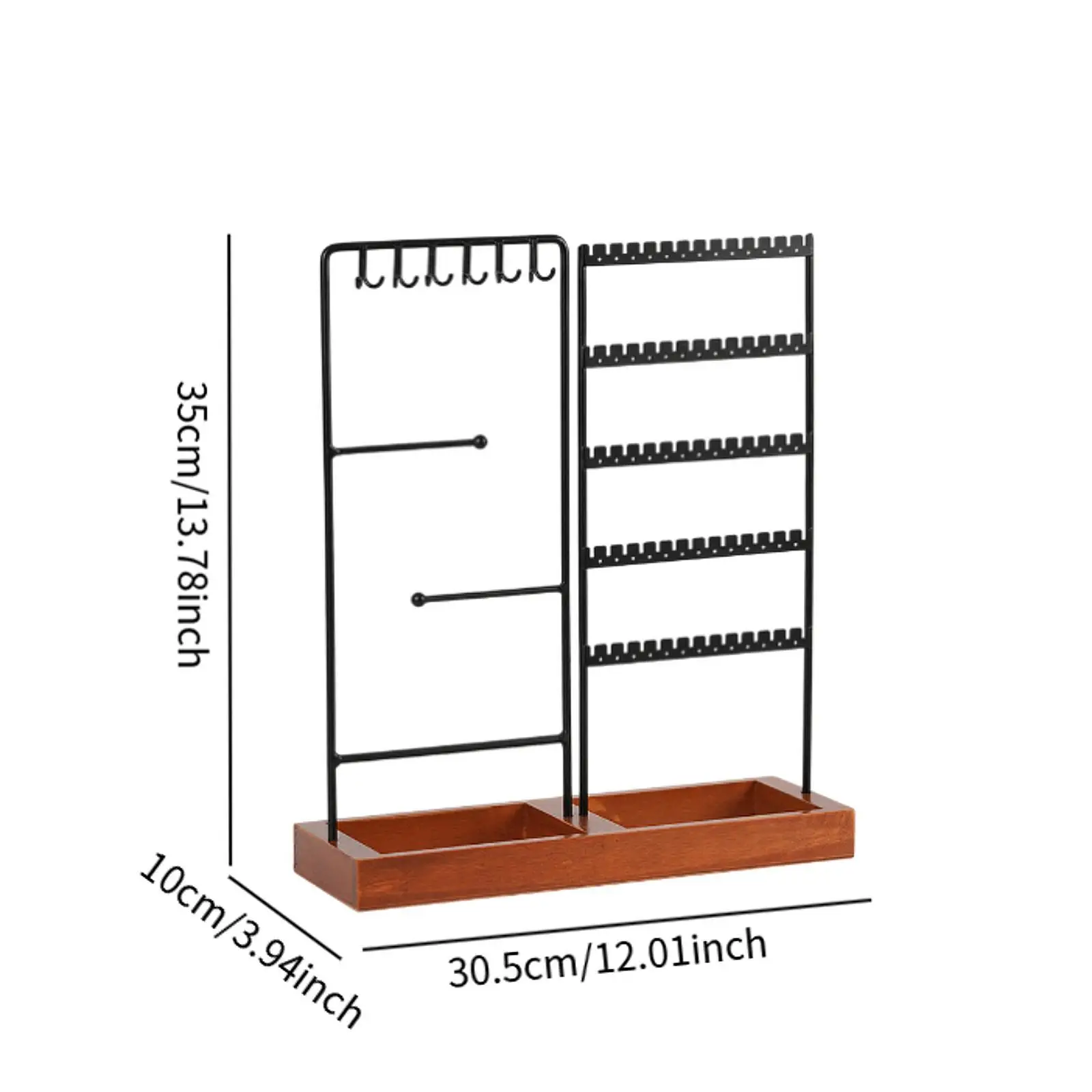حامل المجوهرات منظم تخزين حامل المجوهرات لقلادة الإسورة والقلائد #6
