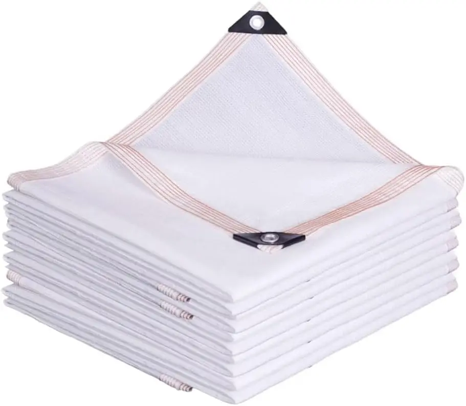 

Garden Shade Cloth - 90% Sunblock Netting, Breathable Fabric Mesh Tarp with Grommets（3.3x10ft）