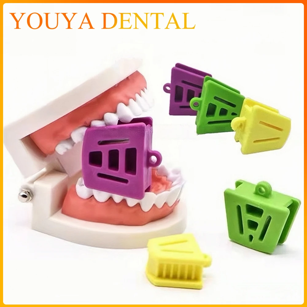 Dental Occlusal Pad Silicone Mouth Props S/M/L Teeth Prop Bite Block Rubber Opener Retractor Dentist Oral Retractor Ortho Tools