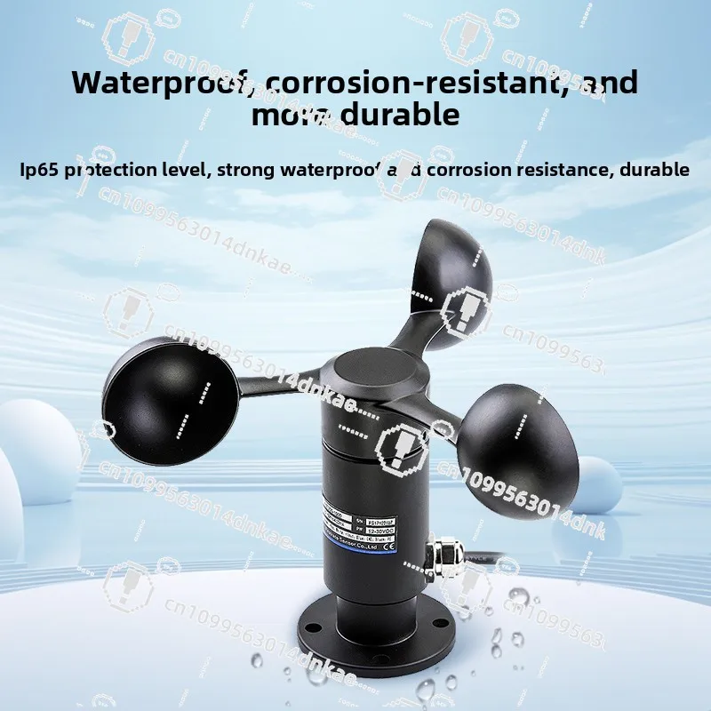 All-aluminum Alloy Ultrasonic Pipeline Type High-precision Wind Speed and Direction Sensor Three Cups Wind Speed and Direction