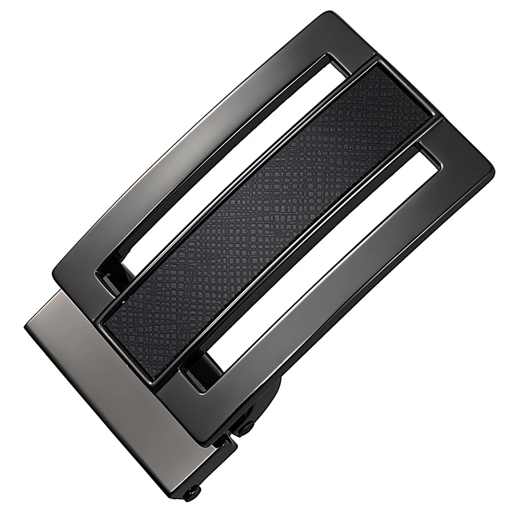 Nueva moda hebilla suave accesorios de cinturón perforados hebilla de cinturón de negocios versátil clásica 3,3 cm