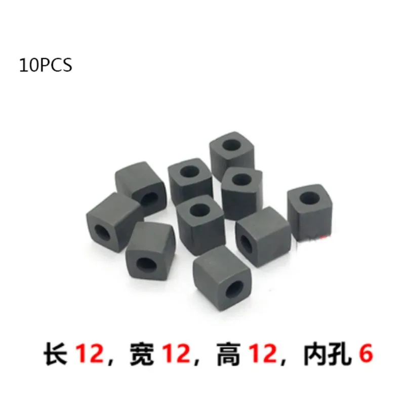 

10PCS Wire Cutting Conductive Block Wear-resistant EDM Tungsten Steel 12*12*12*6mm WEDM Consumables Accessories