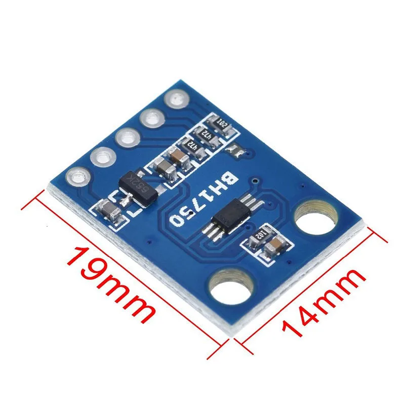 1/2~100/200Pcs GY-302 Module Digital Light Intensity Illumination Sensor BH1750FVI Ambient Light Sensor Module