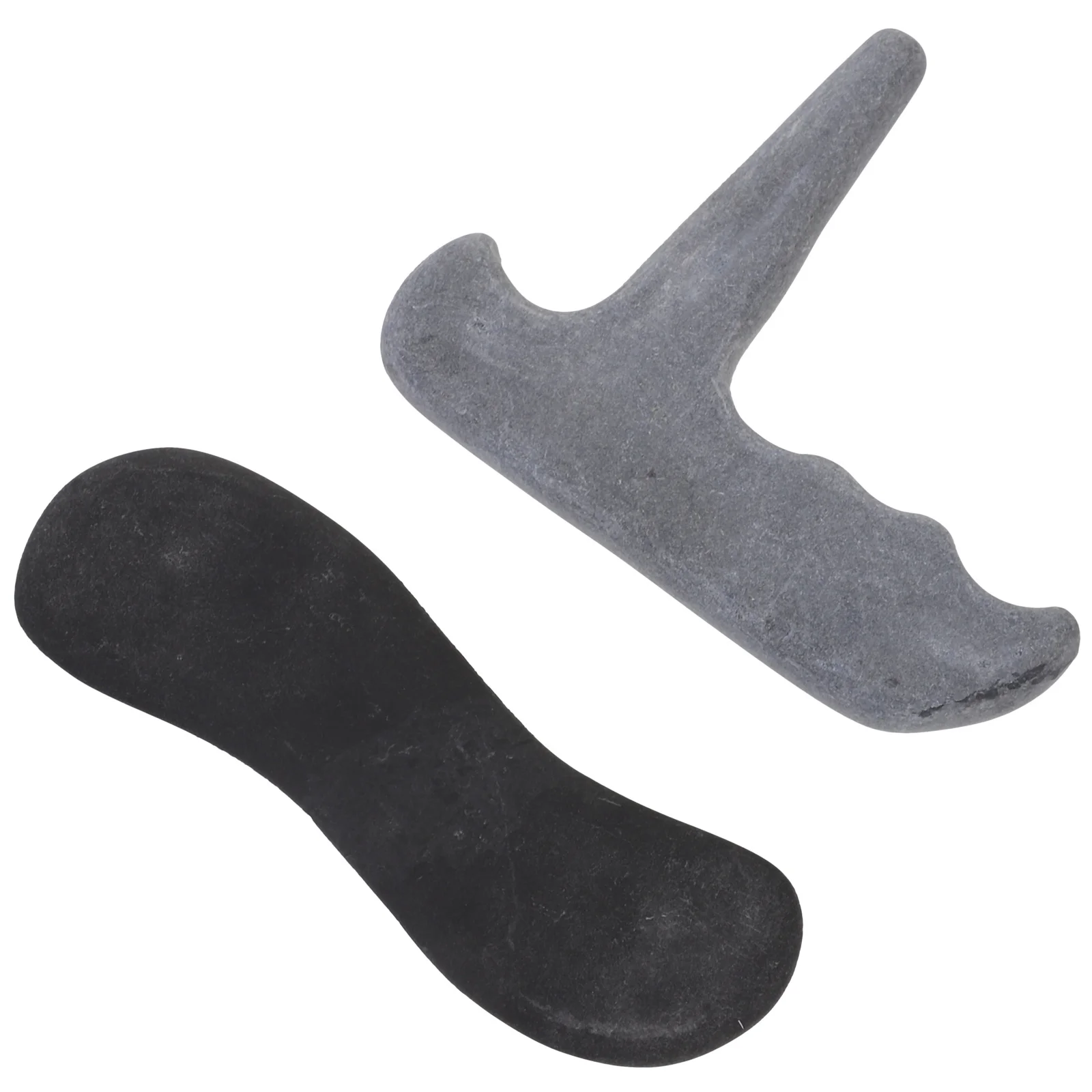 2Pcs Highclass Material Scraping Board Durable Face Massage Tool Portable Lymphatic Massager Smooth Edges Relaxation