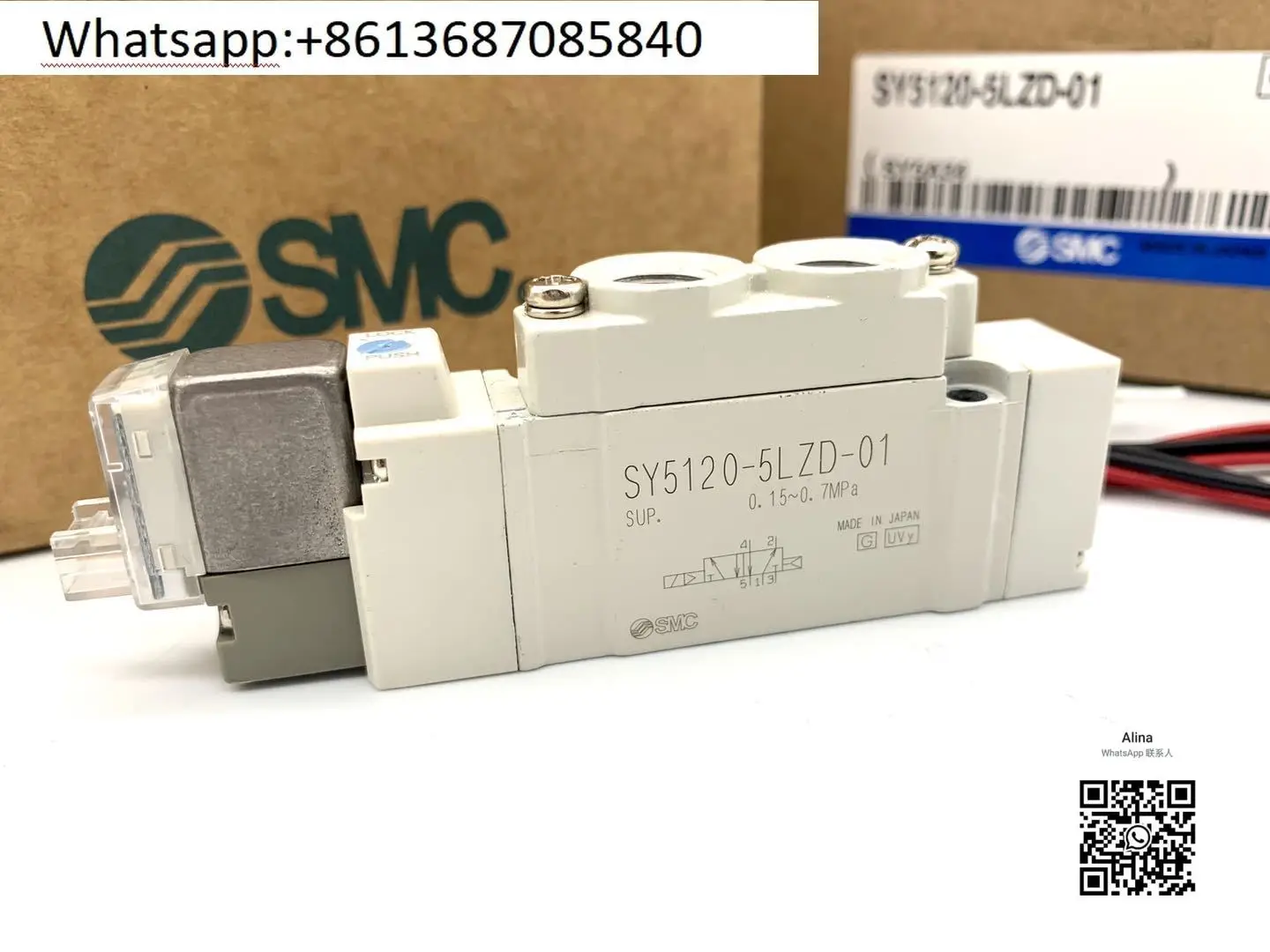 SMC Solenoid Valve Original SY5120 5220 5320-4/5 6LZ LD LZE LZD-01-C4-C6-C8