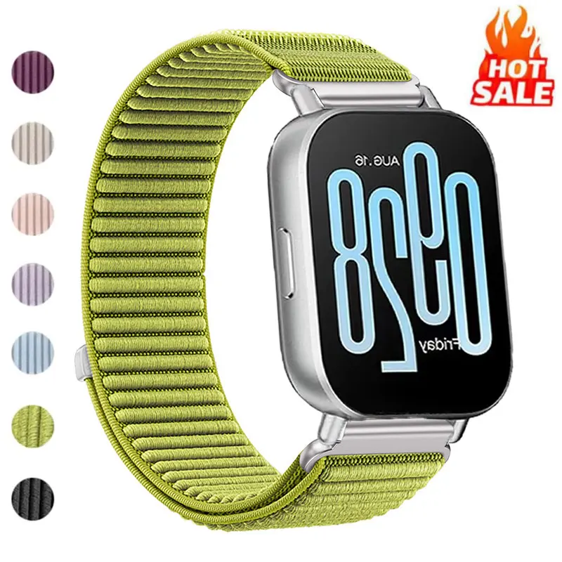 Bracelet à boucle en Nylon, 20 22mm, pour montre Redmi 3 5 Active/Lite Sport, pour Samsung Galaxy Watch 7 6 4 40 44mm 5 Pro 45mm