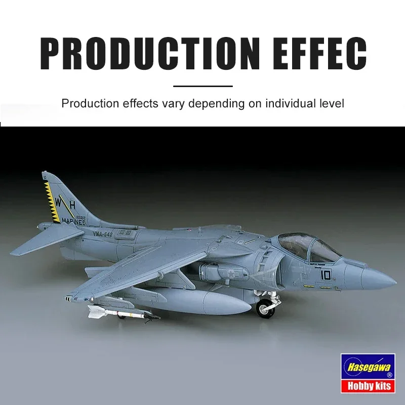 Hasegawa البلاستيك تجميعها نموذج طائرة عدة 00454 AV-8B Harrier II Plus مقياس 1/72