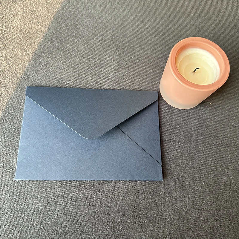 10pcs/lot Blue Thickened Matte Envelope 250g Kraft High-grade Envelopes for Wedding Invitation Business Postcard Gift Packing