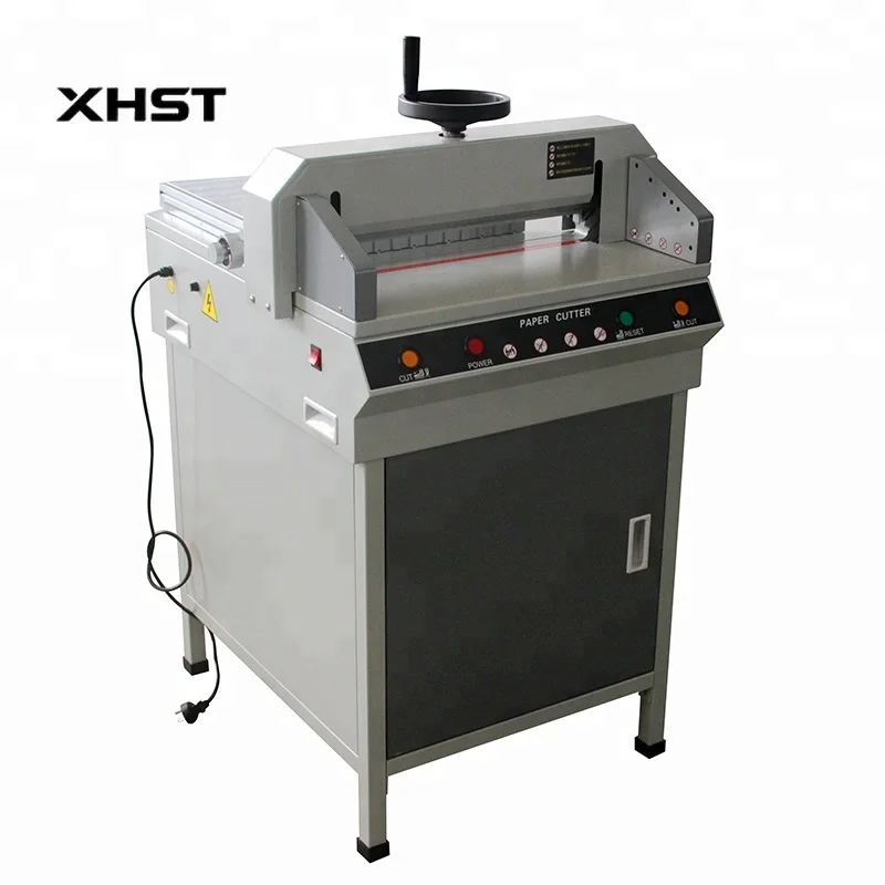 

WD-450DG Electric Paper Cutting Machine 450mm Precise Cutter with New Engine Core Component