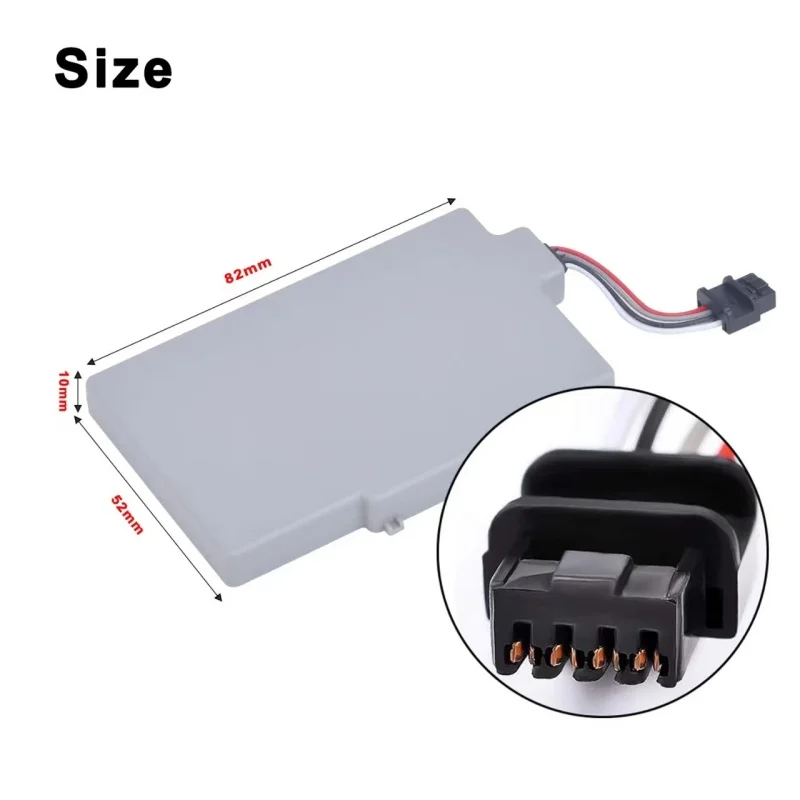New 3600mAh 3.7V  Rechargeable Lithium Batter Above Cable Gamepad for Nintendo Wii U Controller Gamepad with  Screwdriver