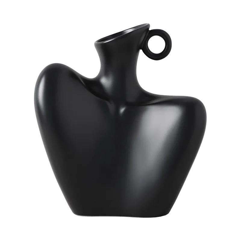 

Human body wabi sabi vase ceramic, living room home TV cabinet decoration ornament