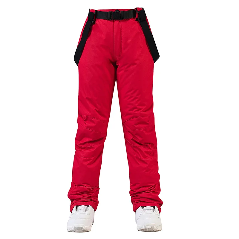 Pantalones de esquí para hombre y mujer, ropa a prueba de viento, impermeable, cálida y transpirable, para snowboard y deportes de nieve, novedad