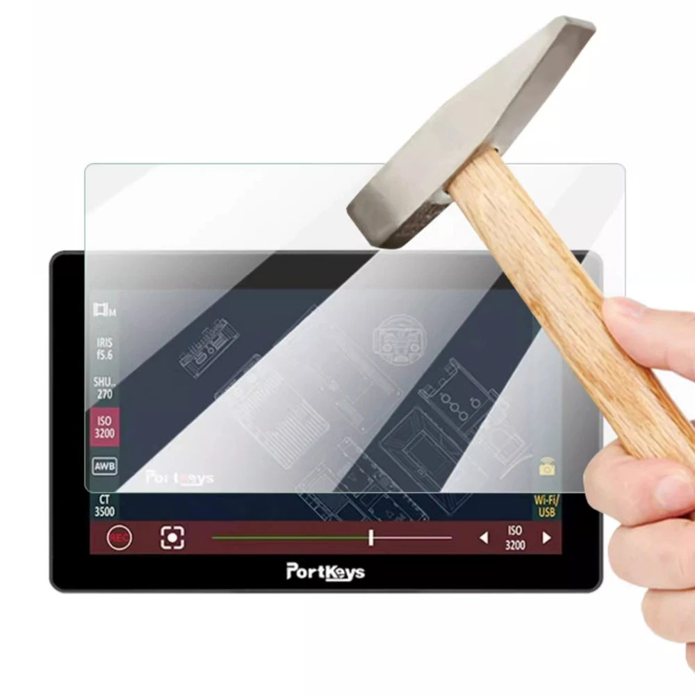 9h Hardness High Definition Premium Protective Scratch-Proof Tempered Glass Screen Protector Film for Portkeys LH5P II