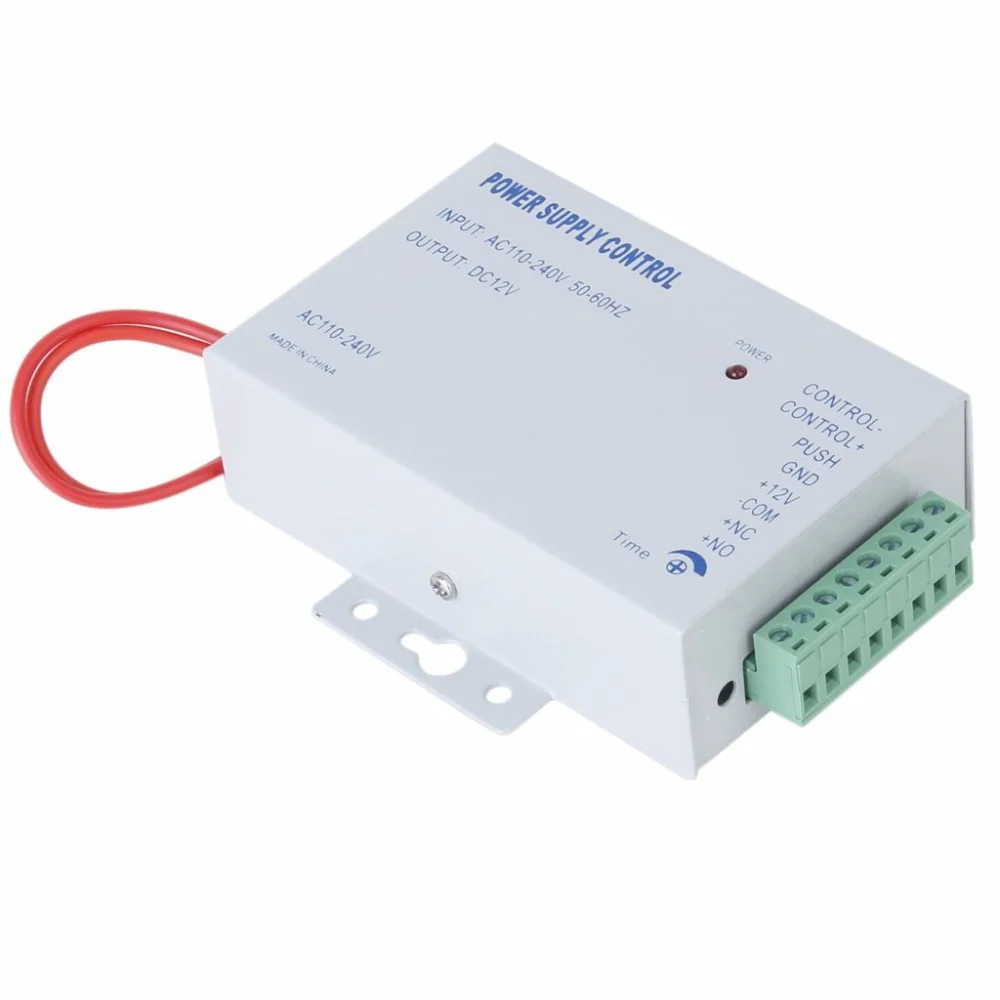 Porta Acesso Sistema de Controle de Vídeo Porteiro, Porteiro, Bloqueio Elétrico, Controle de Alimentação, Acessórios, DC 12V